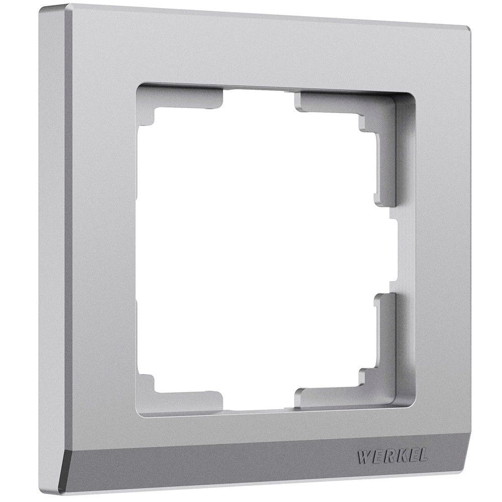 Рамка Werkel Stark на 1 пост серебро W0011865