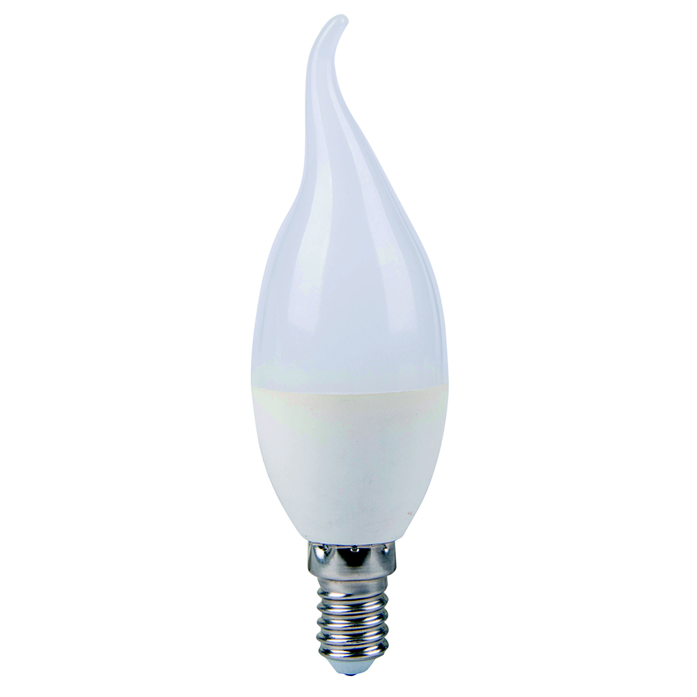 Лампа Elvan E14-7W-3000К-C37-flame
