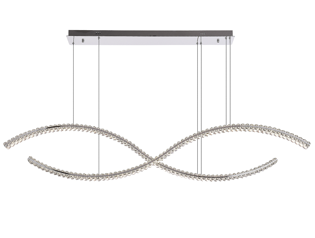 Люстра Newport CRYSTAL 8242N/160 chrome