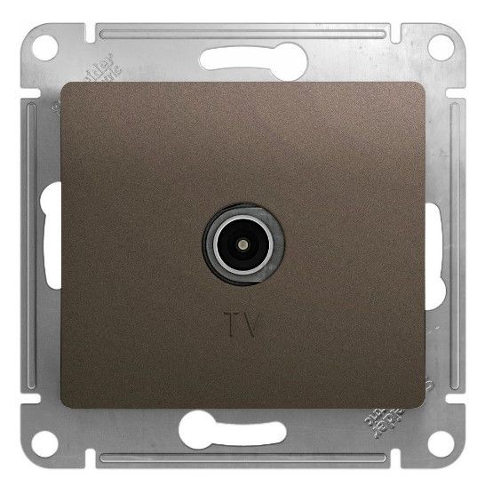 Розетка TV Systeme Electric GLOSSA шоколад GSL000893