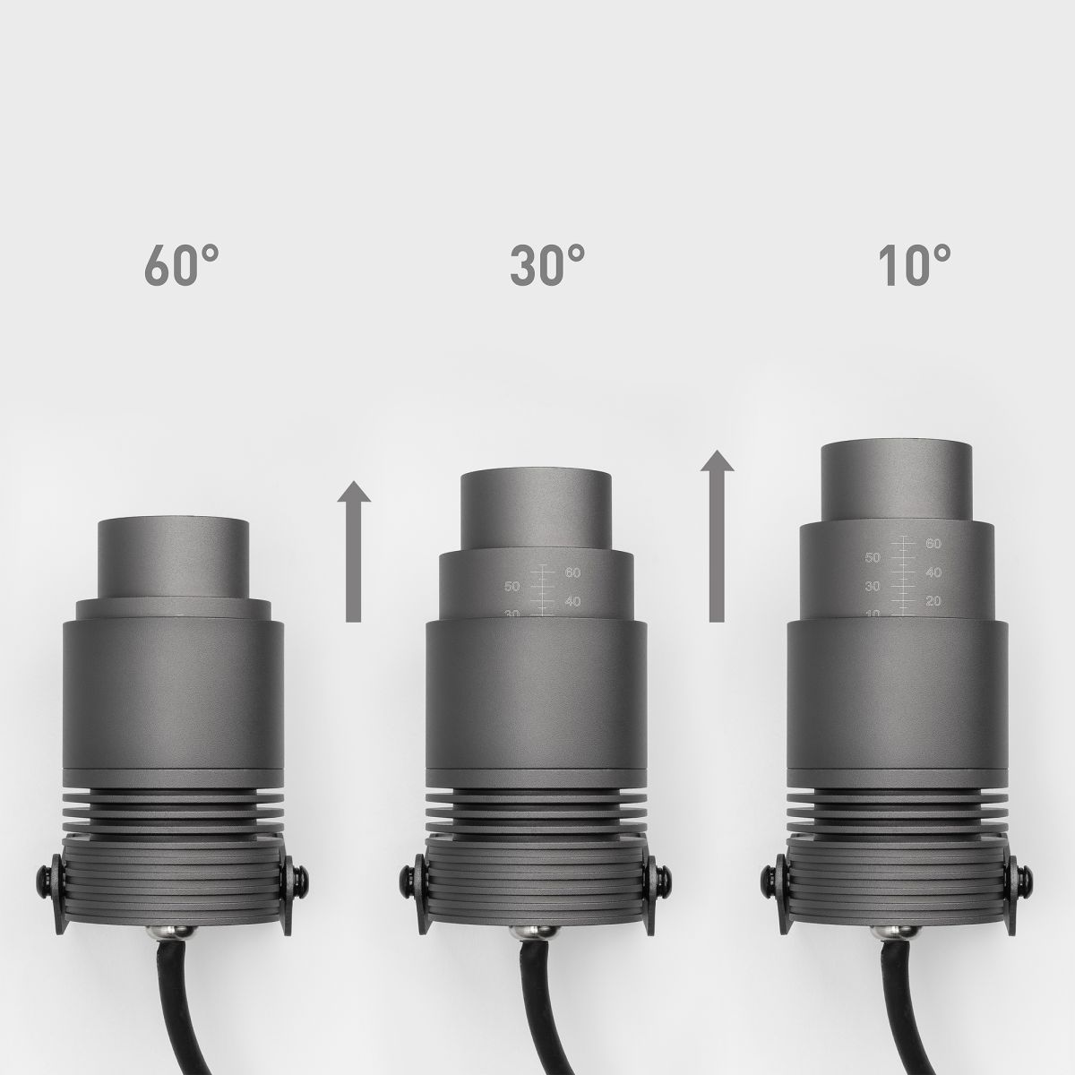 Уличный светильник Arlight ALT-RAY-ZOOM-R61-12W Warm3000 (DG, 10-60 deg, 230V) (IP67 Металл) 026447(