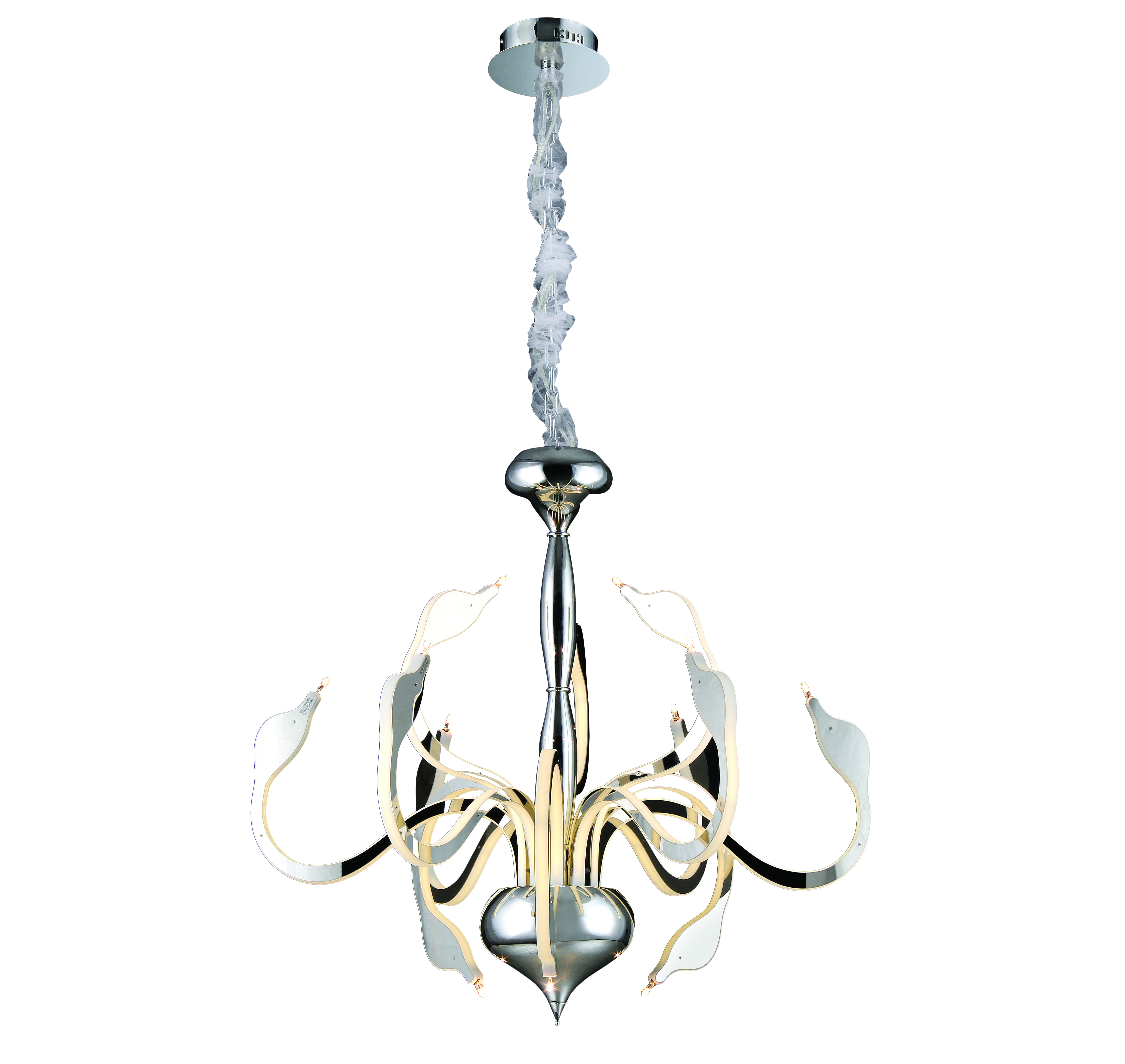 Люстра светодиодная Natali Kovaltseva 11273 11273/12C CHROME, LED