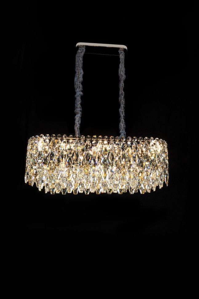Люстра подвесная Fluorite Sovrana Gold FL1190-21PO