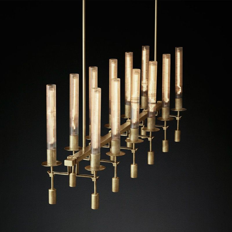 Люстра Restoration Hardware Fontanelle Chandelier brass Amazon Home AMG006703