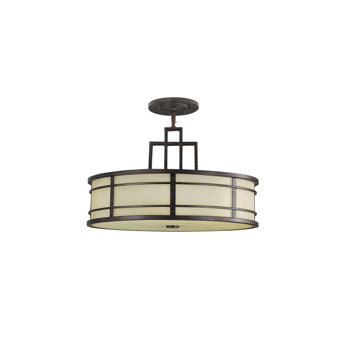Светильник потолочный Quoizel Griffin QZ-GRIFFIN-SFS-C-PNAB