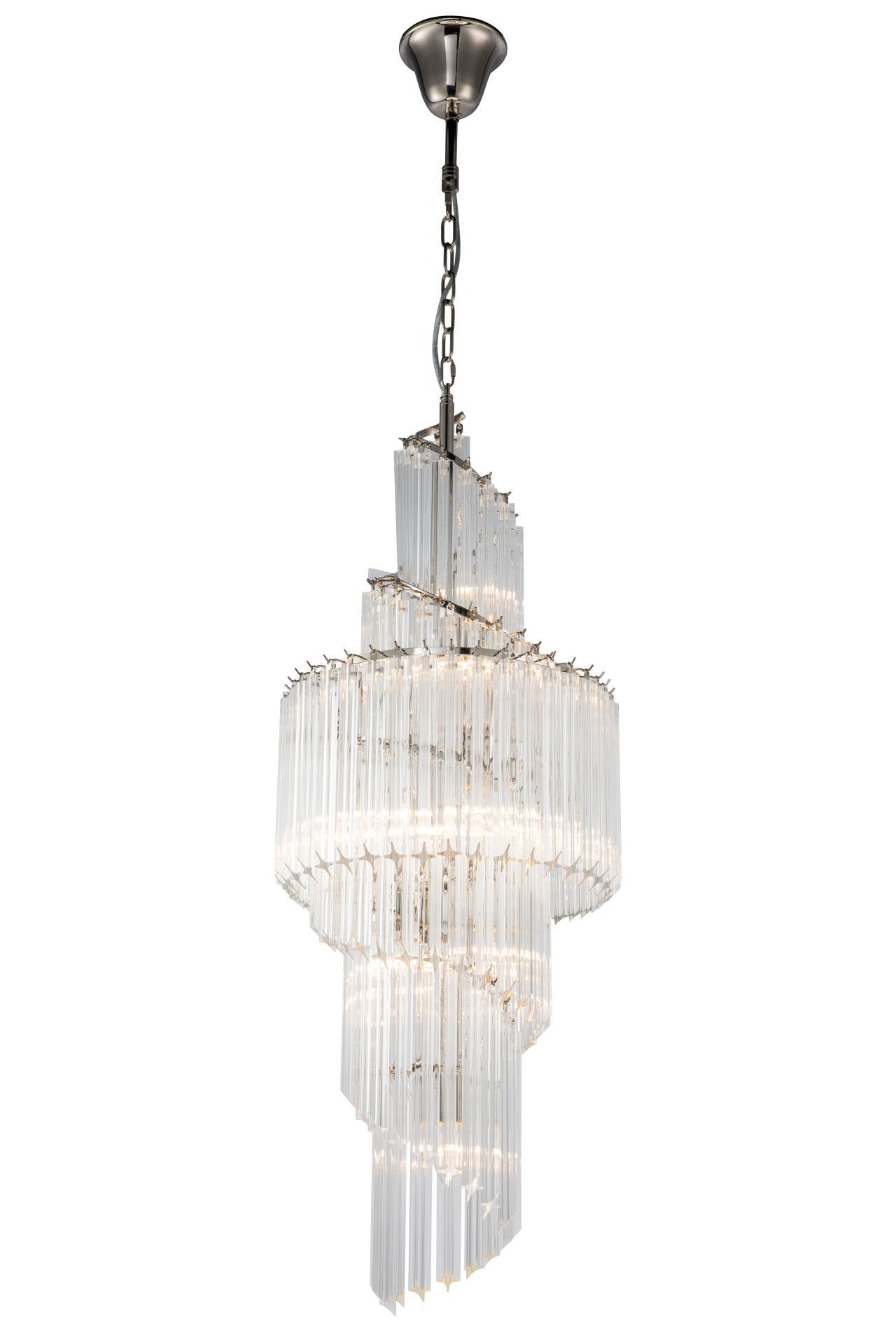 Подвесная люстра iLamp Manhattan 051D-11 Nickel