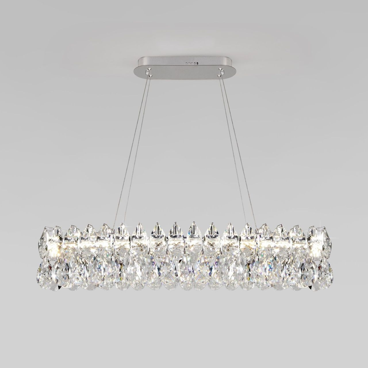Подвесная светодиодная люстра с хрусталем 90372/1 Strotskis Bogates