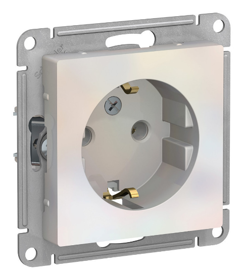 Розетка Schneider Electric ATLASDESIGN жемчуг ATN000443