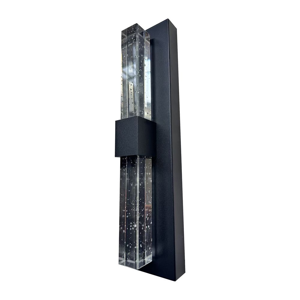 Светильник уличный светодиодный Feron DH2202 Катар 10W, 90*43*360мм, 3000К, черный (на стену вверх/в