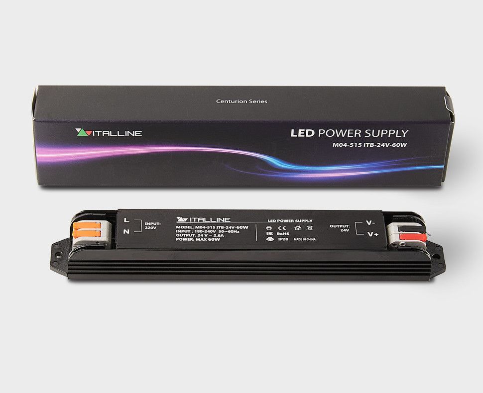 Блок питания для светодиодной ленты M04-515 ITB-24V-60W Italline