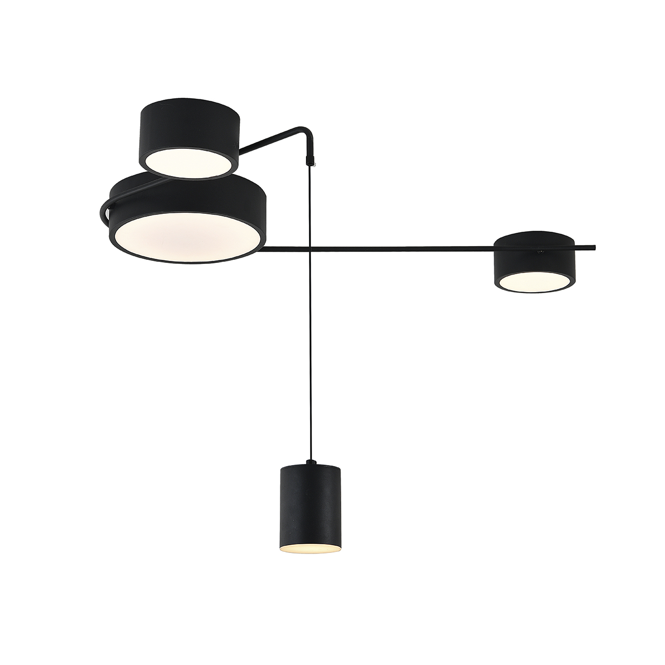 Потолочный светильник Indigo 14028/4С Black