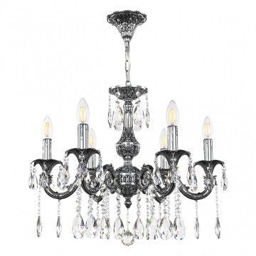 Люстра с хрустальными подвесками AL79101/6/175 A NB Bohemia Ivele Crystal
