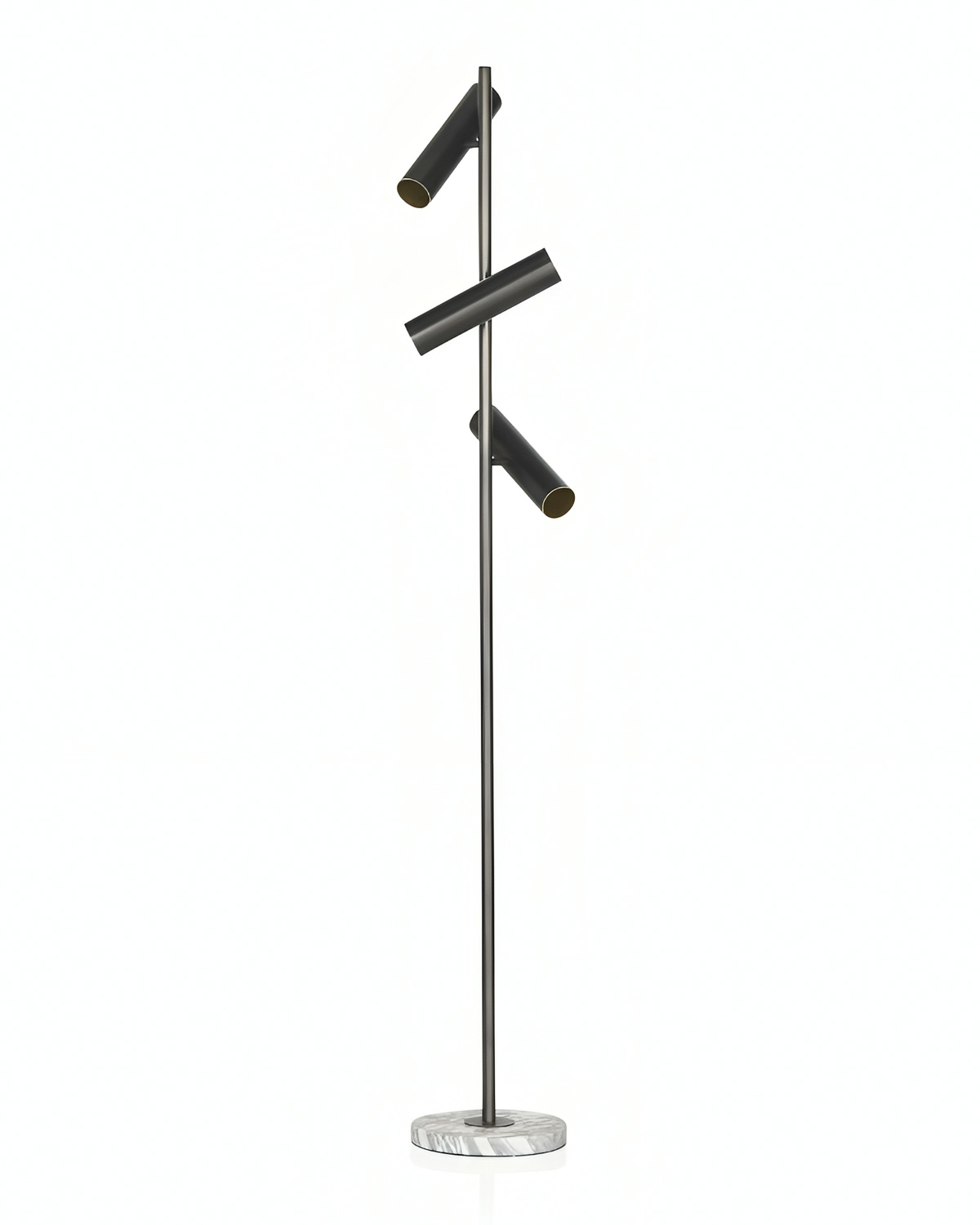 Чёрная напольная лампа "Брикс" LouvreHome P2592FA