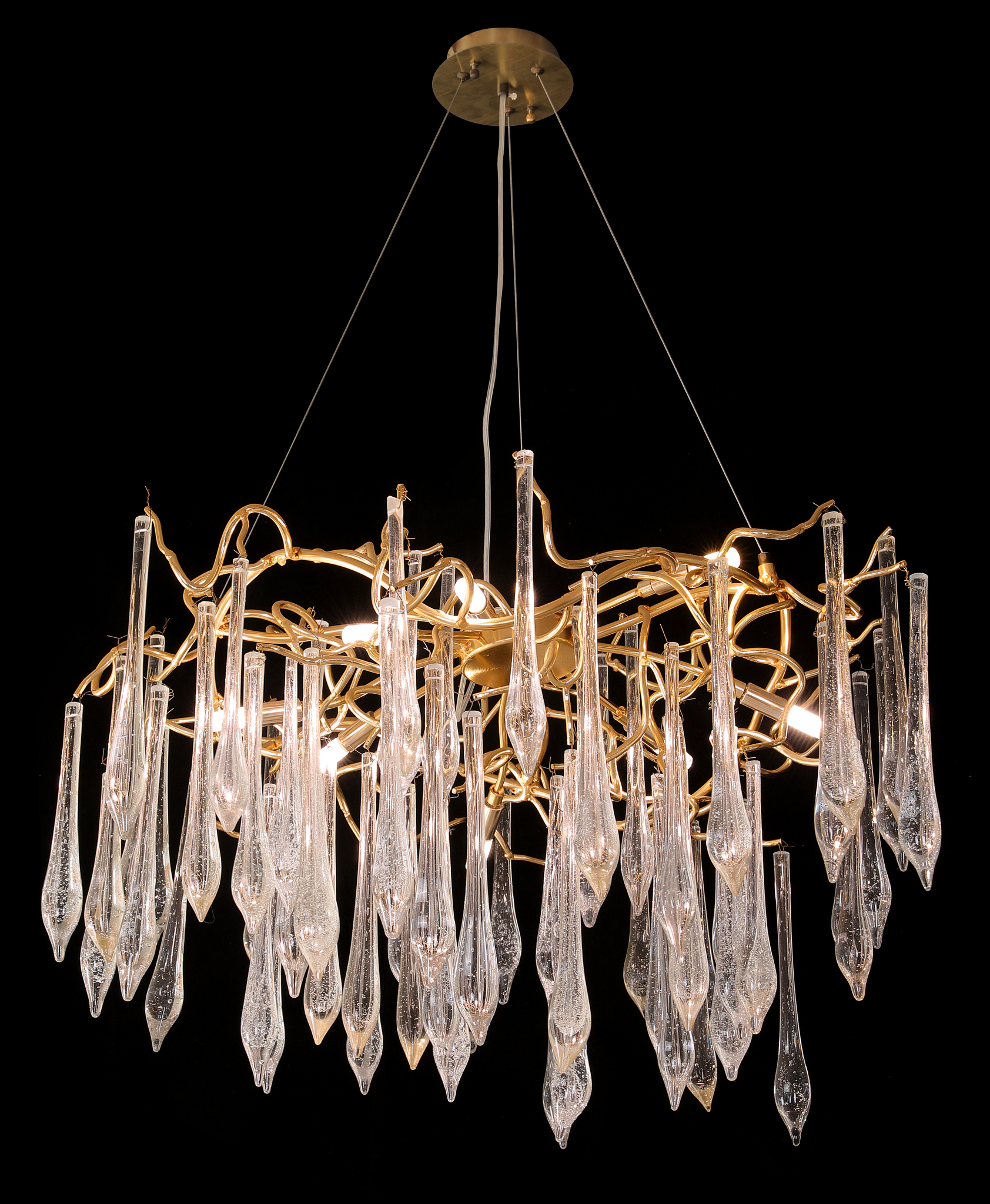 Люстра Blesslight Aqua D100 золотой 17718