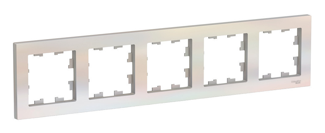 Рамка 5 постов Systeme Electric ATLASDESIGN жемчуг ATN000405