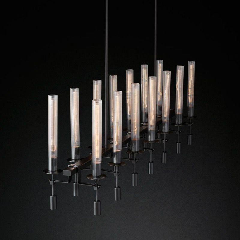 Люстра Restoration Hardware Fontanelle Chandelier black Amazon Home AMG006708