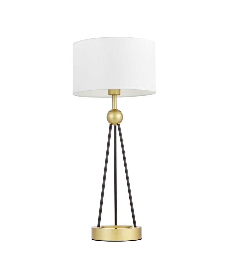 Настольная лампа Lumina Deco Belforte LDT 5527 GD+WT