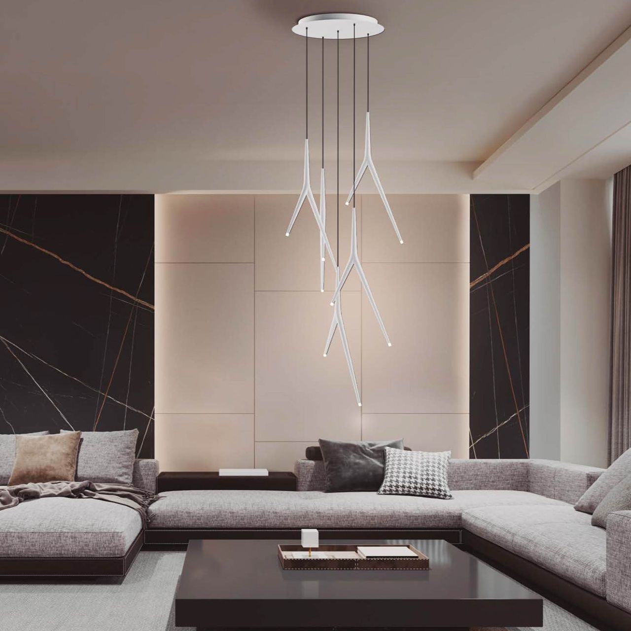 Подвесная люстра Mantra ARRECIFE 9362+9211 (5L)