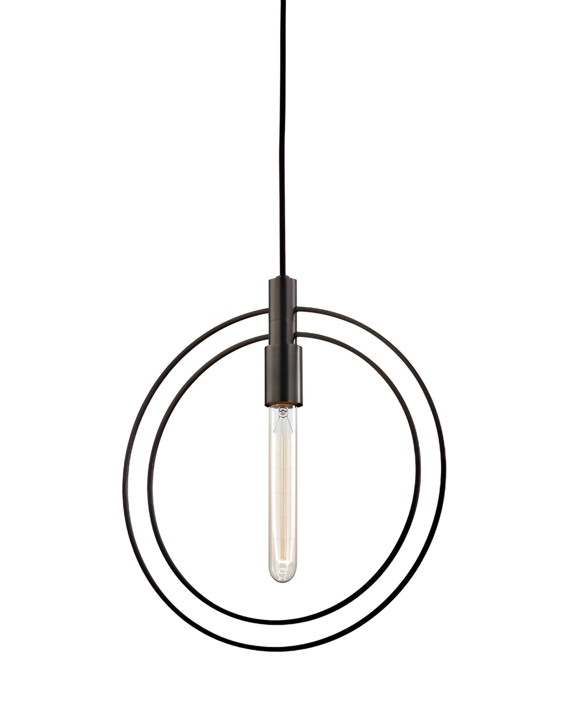 Чёрный подвесной светильник "Бекки" LouvreHome JJ11137-1DA