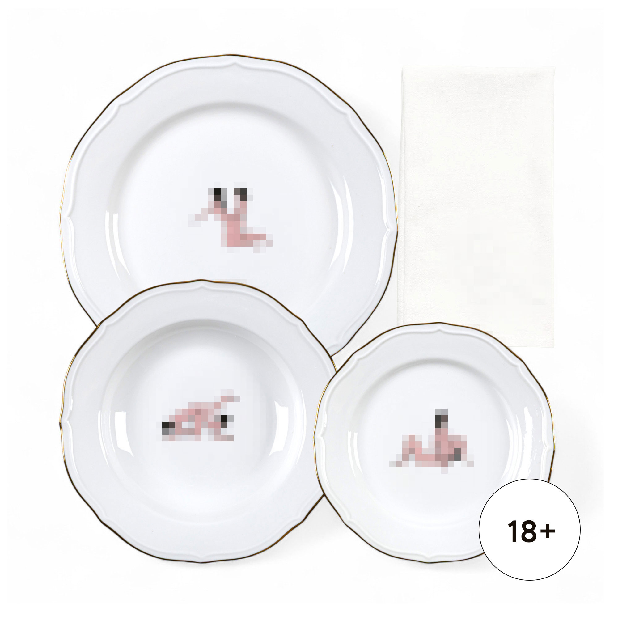 Тарелка Seikantai5271 OFFERED Set of 3 Seletti 09844