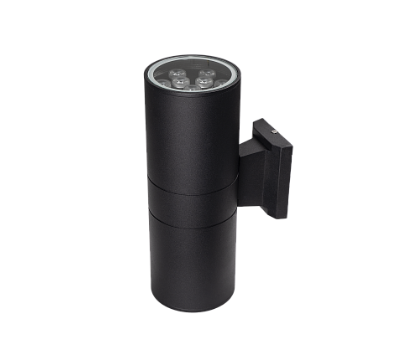 Светильник светодиодный фасадный A|H jaZZway 2x12w 6500K BL IP65 Чёрный AMG007234