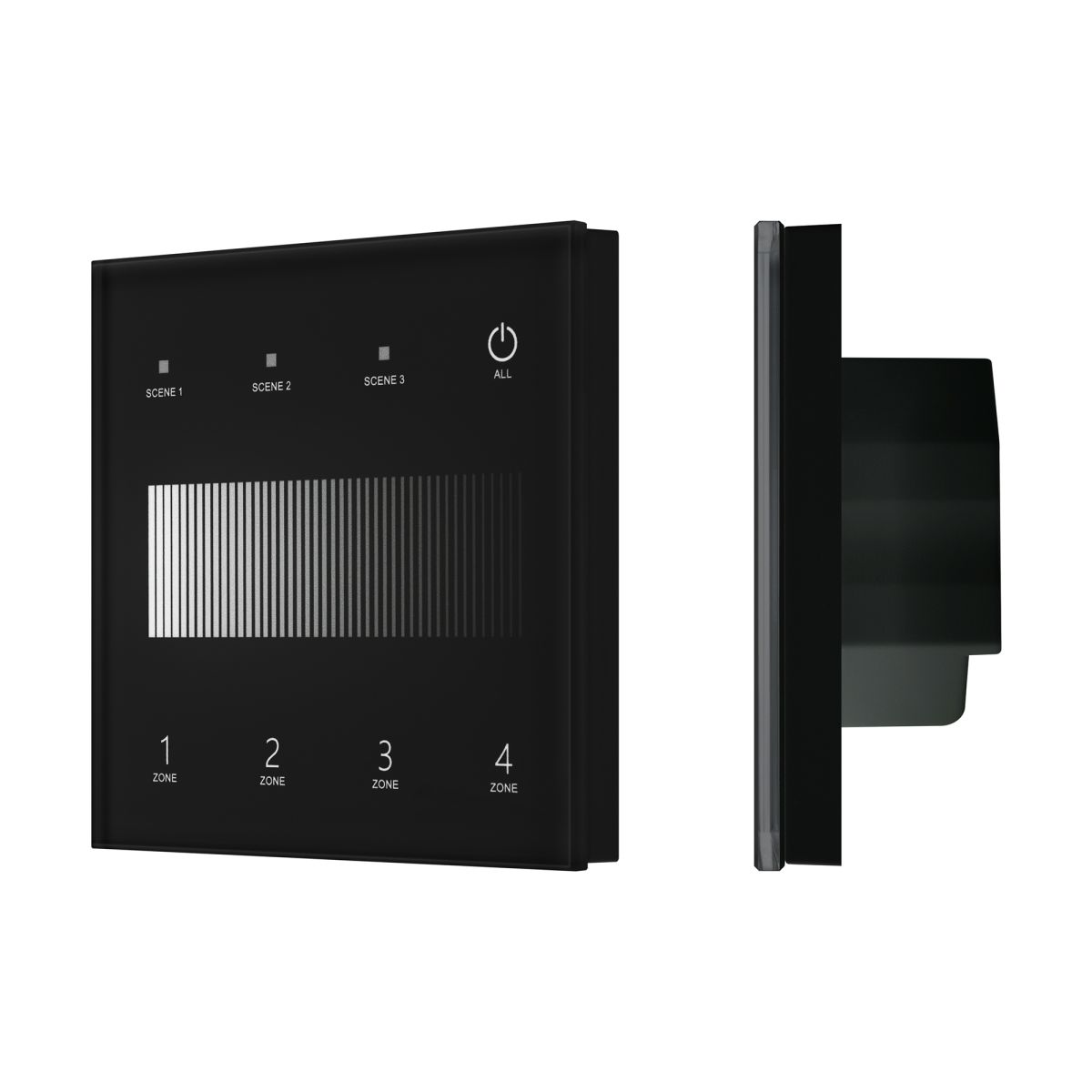 Сенсорная панель Arlight SMART-DALI-301-11-4G-3SC-DT6 Черная (230V, встраиваемая, 2.4G) (IARL, IP20 