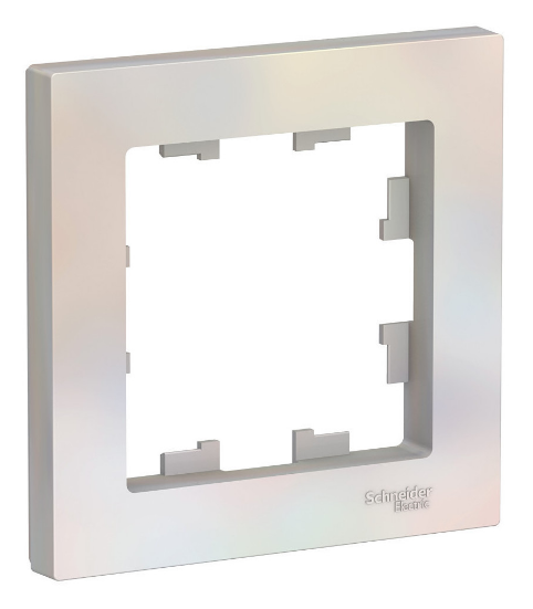 Рамка 1 пост Schneider Electric ATLASDESIGN жемчуг ATN000401