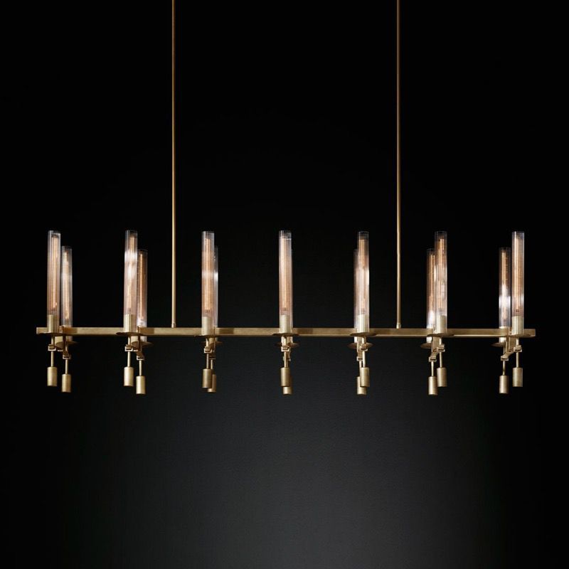 Люстра Restoration Hardware Fontanelle Chandelier brass Amazon Home AMG006706