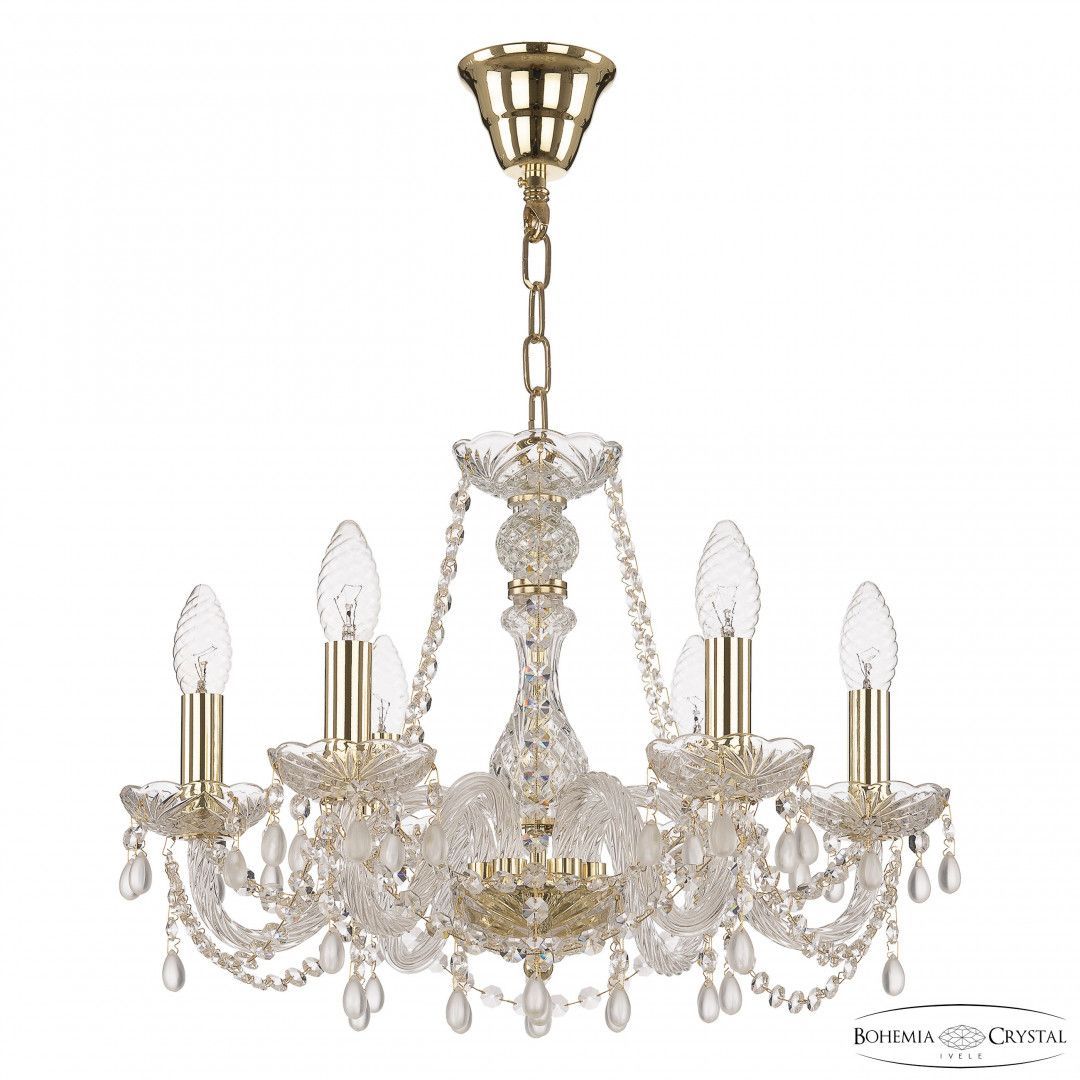 Люстра хрустальная 112/6/165 G V0300 Bohemia Ivele Crystal