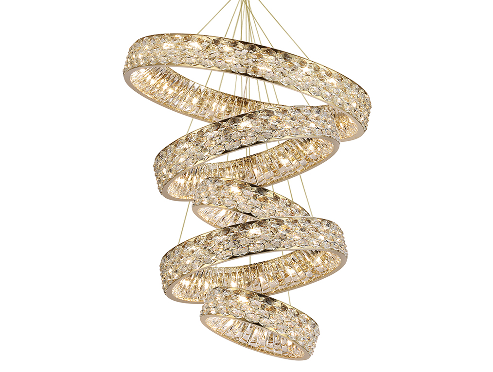 Потолочная чашка Newport TIFFANY Потолочная чашка 8530/8560 D30 5 вертик.колец gold