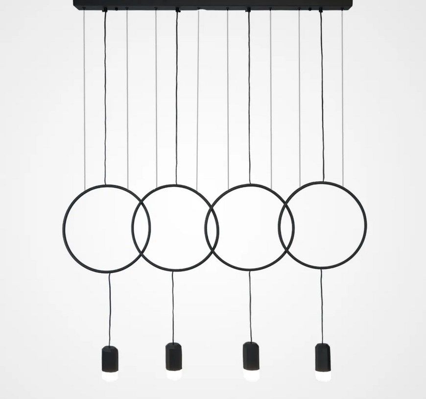 Подвесной светильник Forvet Black L4 Chandelux CHDL-12136