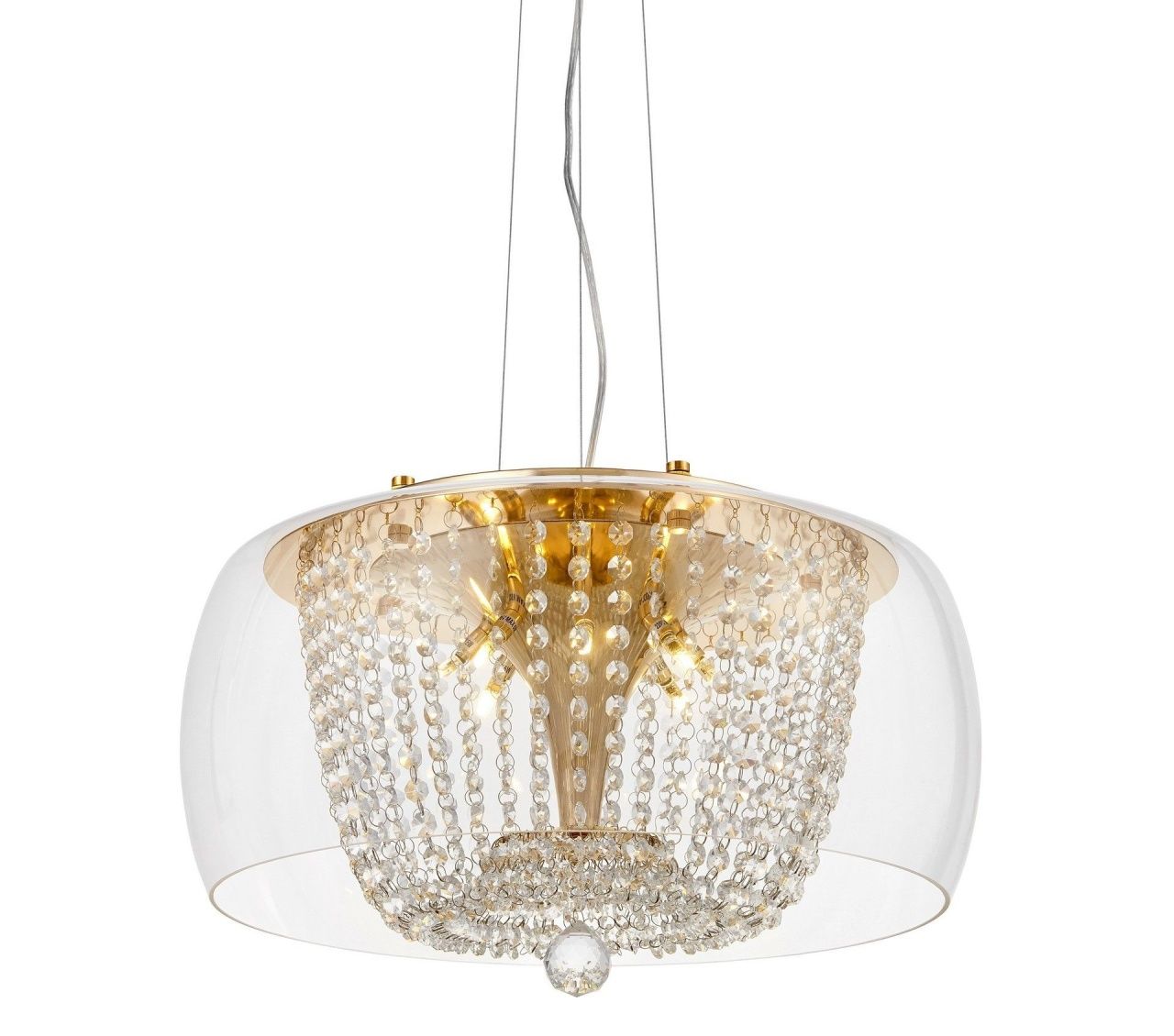 Светильник подвесной Lumina Deco LDP 7018-500 PR+F.GD