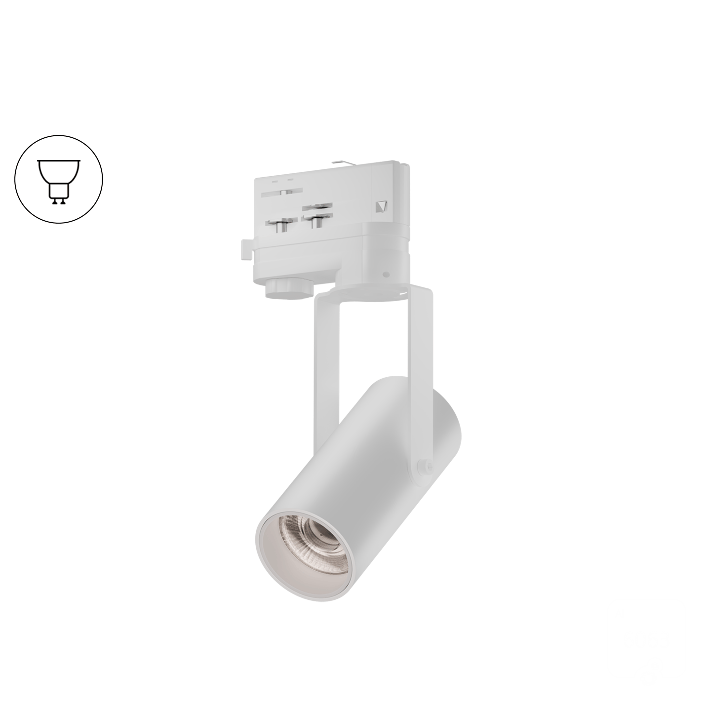 Трековый светильник Trunk Clip TR4 (RAL9003/D55 — GU10)