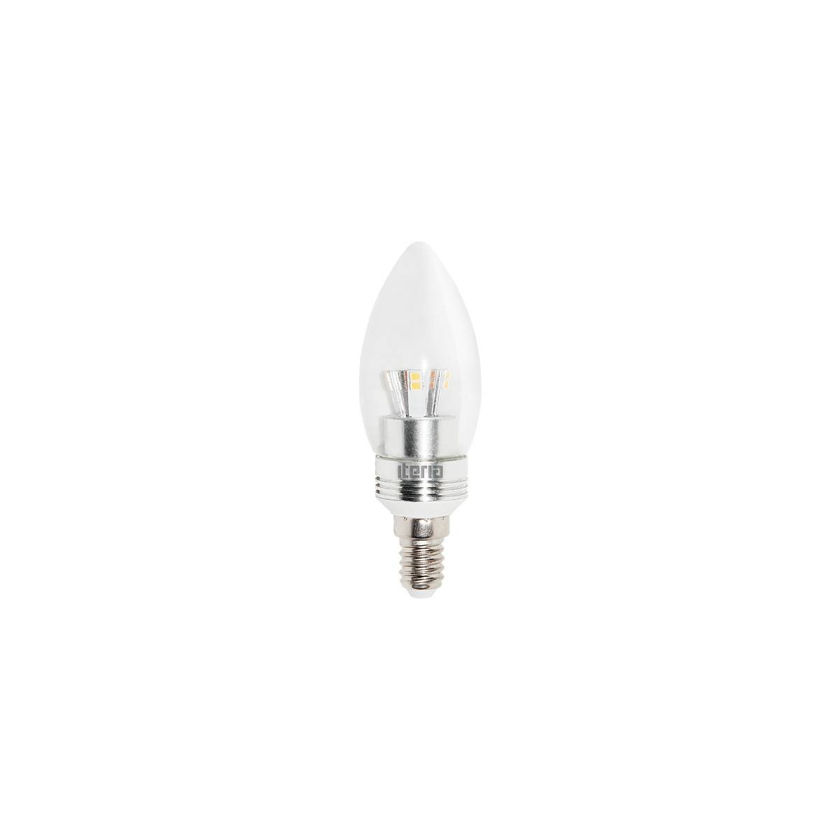Лампа Iteria Свеча 4W 2700K E14 прозрачная