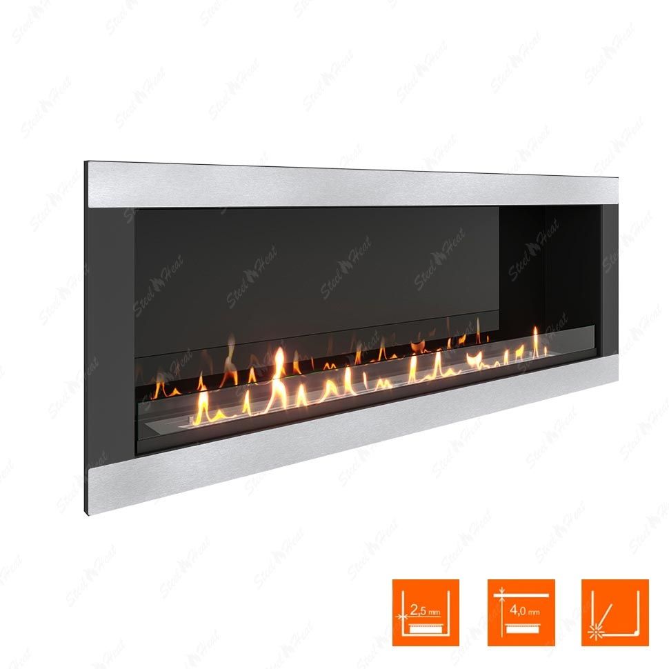 Биокамин SteelHeat ONE-H 1400 XL VNOH1400XL-GS Стекло + Стемалит
