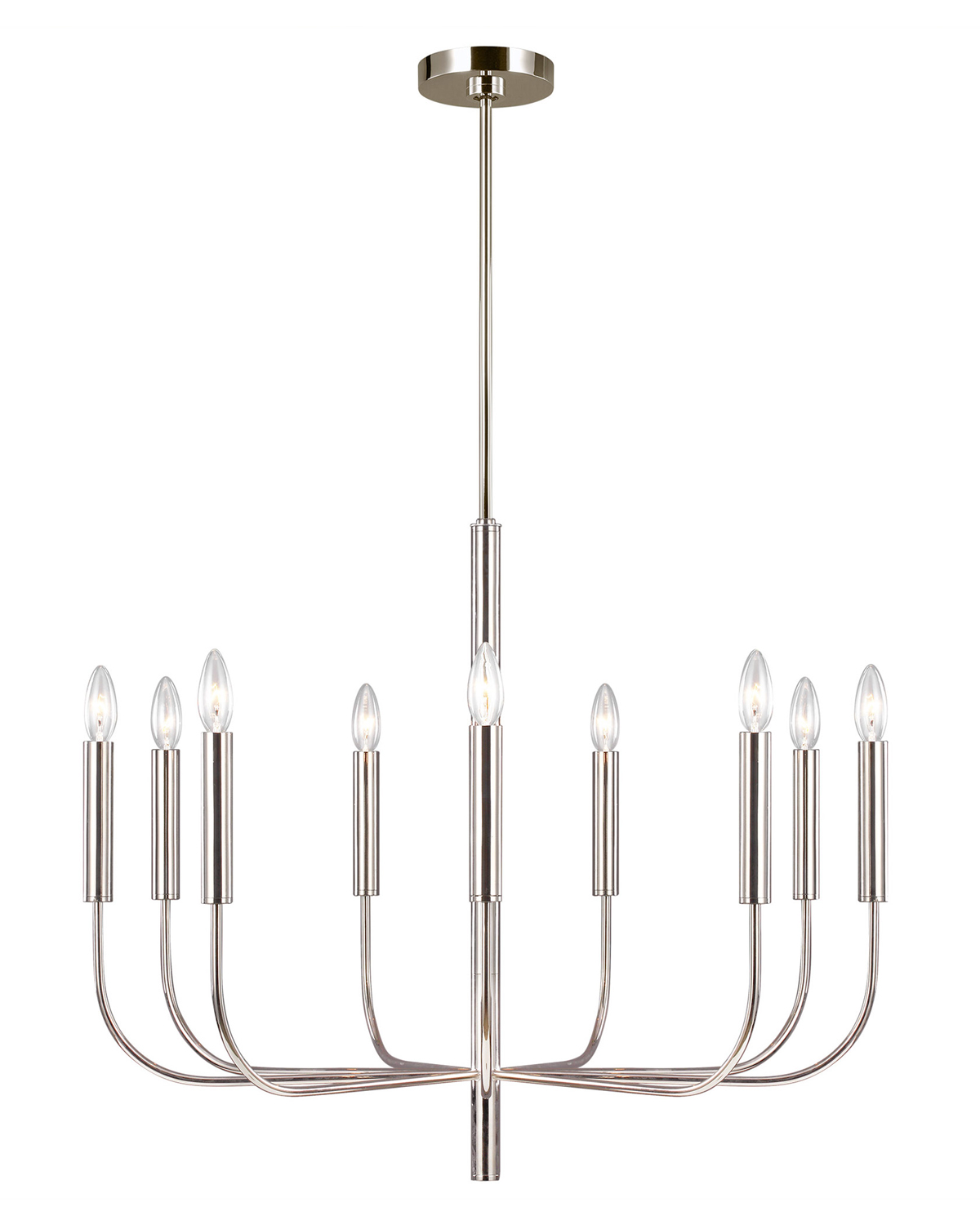 Большая серебряная люстра "Уорвик" LouvreHome JJ11161-9DA