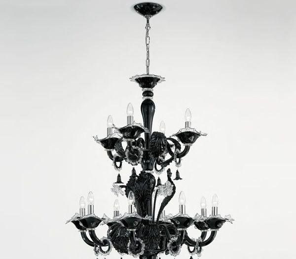 Люстра Sylcom Soffio 1377/8+4 NE.CR