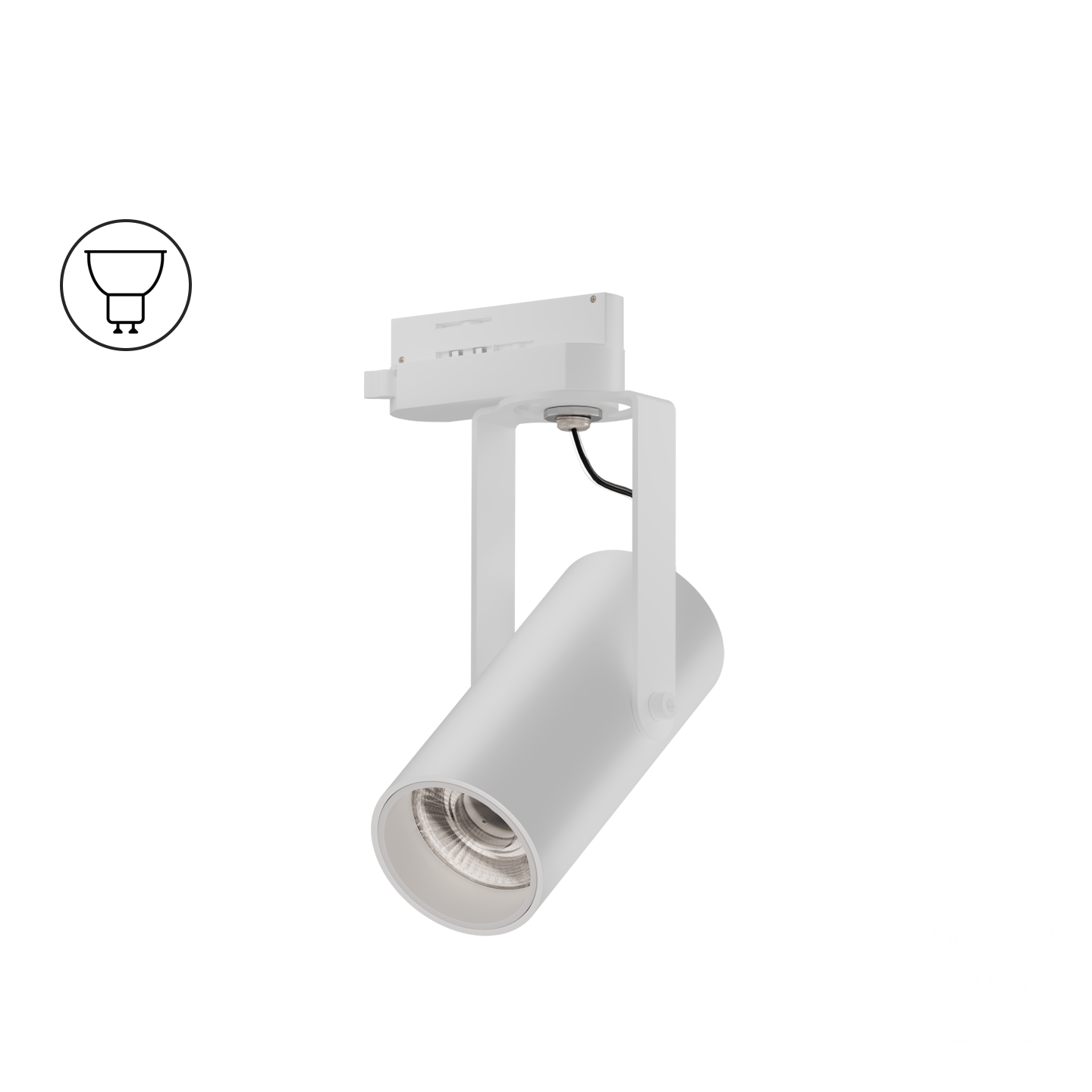Трековый светильник Trunk Clip TR2 (RAL9003/D55 — GU10)