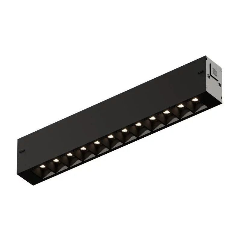 Трековый линейный светильник Denkirs SIMPLE GRILL DK8201-BK