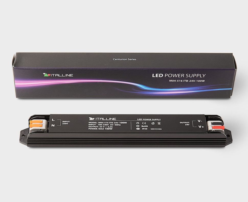 Блок питания для светодиодной ленты M04-516 ITB-24V-100W Italline