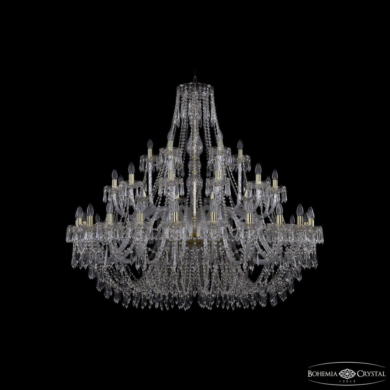 Люстра Bohemia Ivele Crystal 1403/24+12+6/530 G