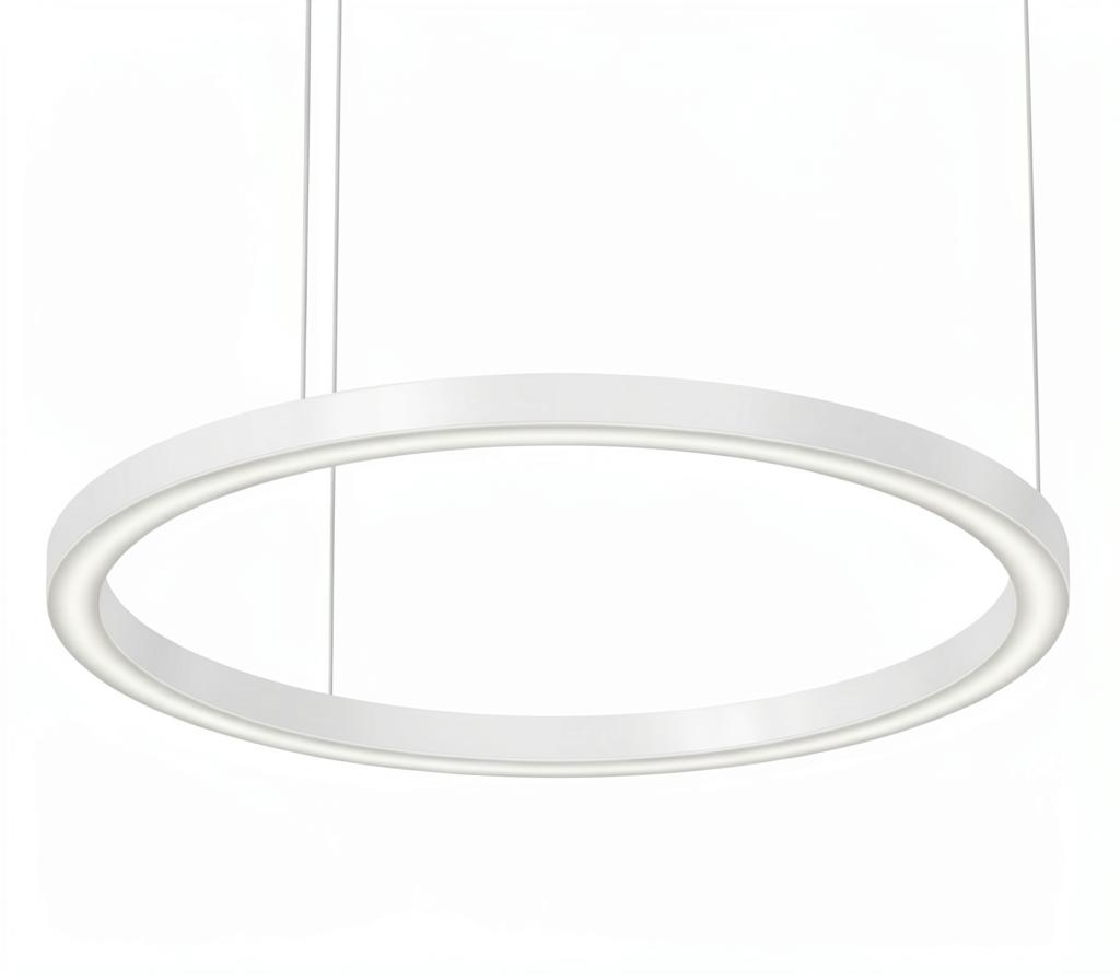 Подвесная светодиодная люстра Light Ring Horizontal D200 White AMG008414