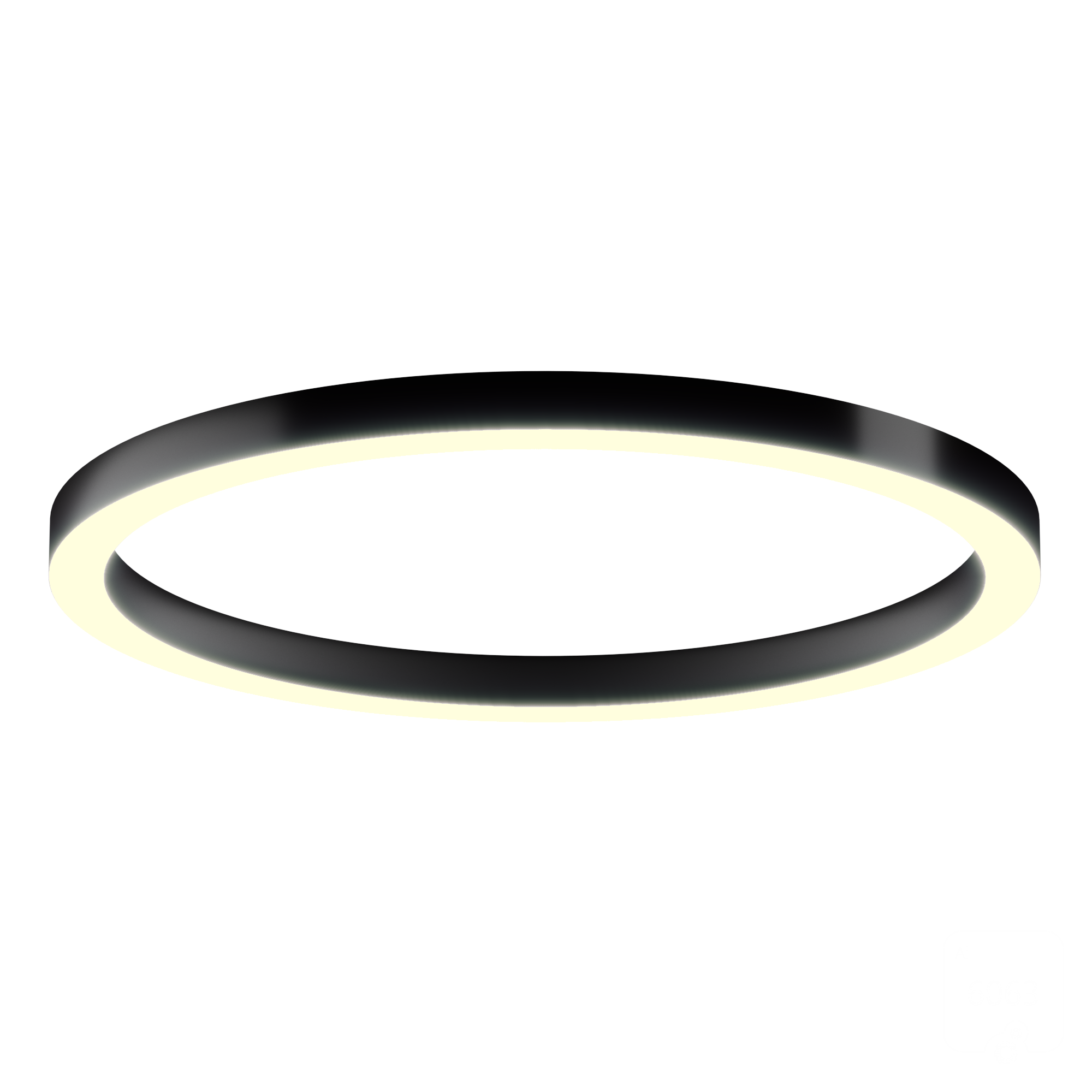 Светильник 6063 кольцо (RAL9005/1850mm/LT70 — 3K/162W)