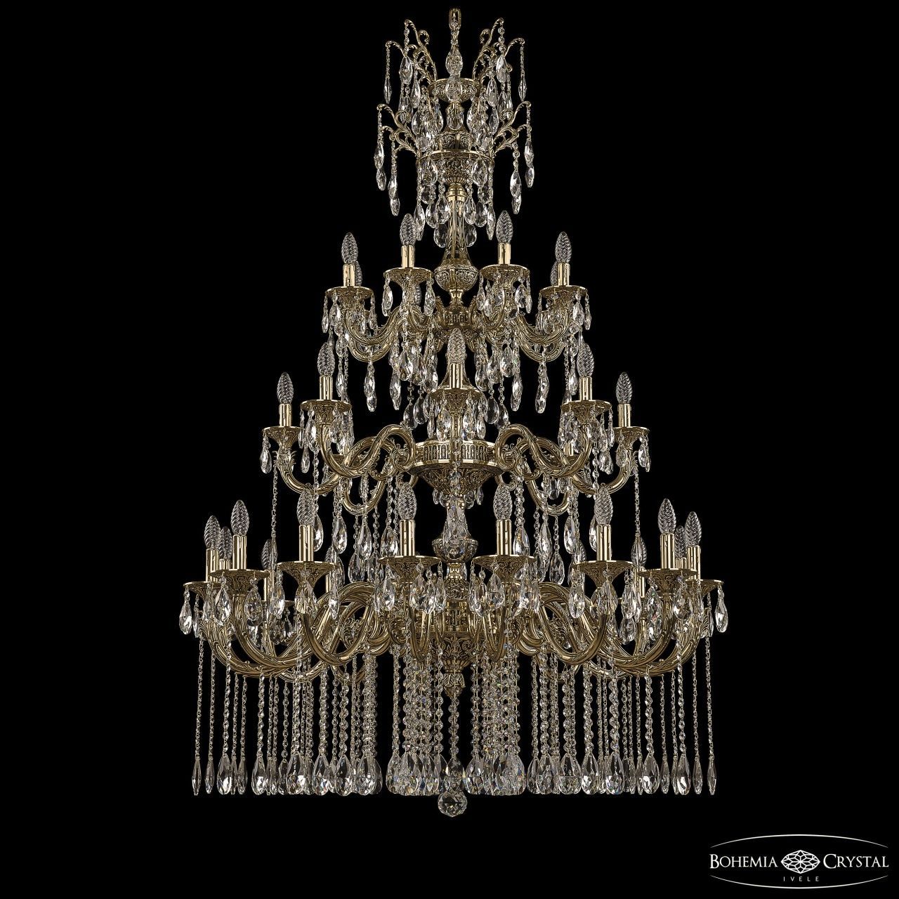 Люстра Bohemia Ivele Crystal 71101/16+8+8/360/XL/3d A GB