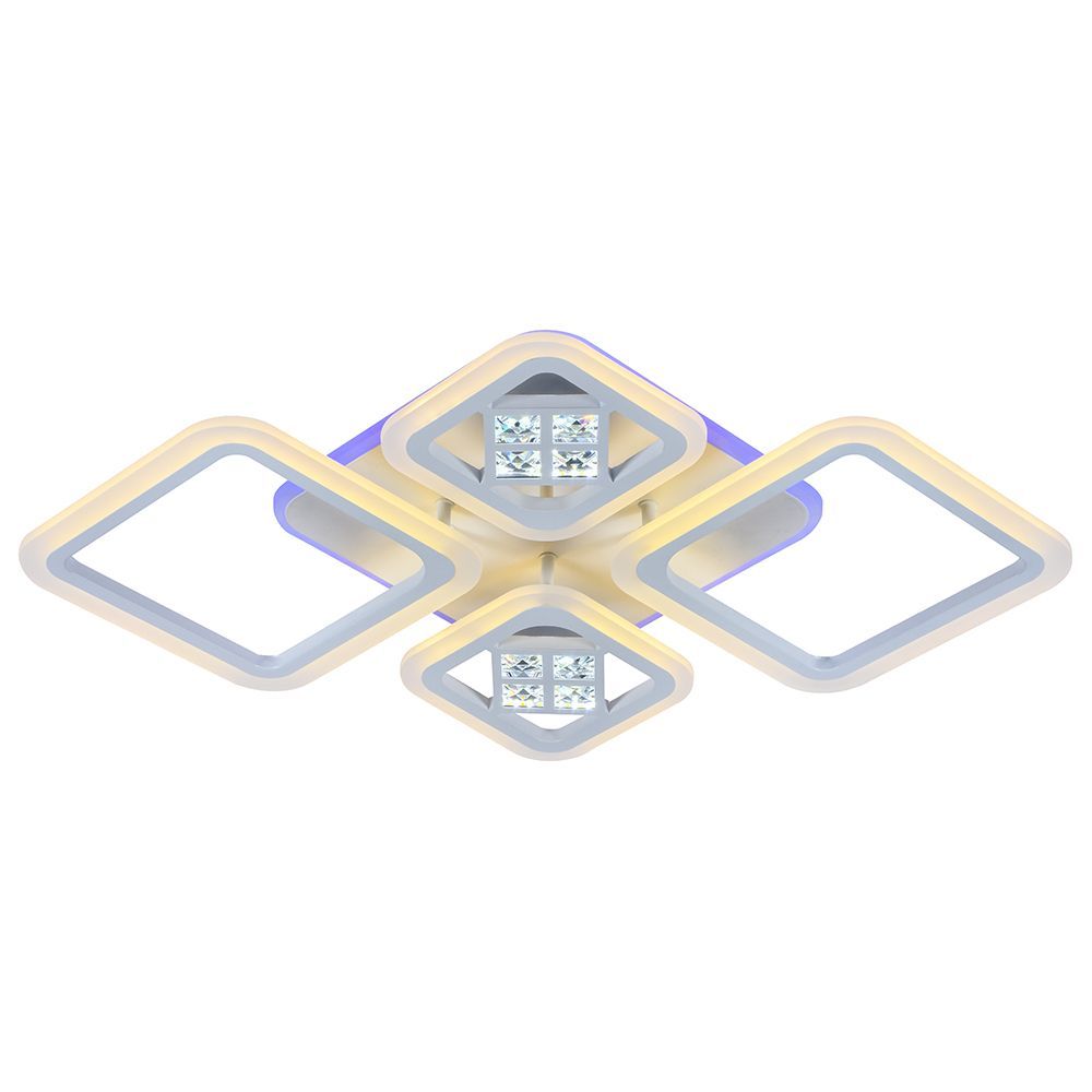 Светодиодная люстра Profit Light 18024/2+2 WHT