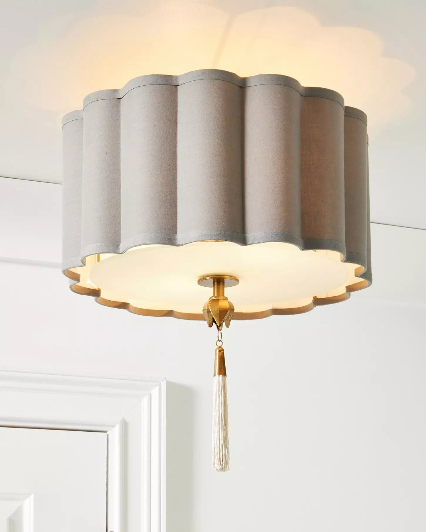 Серый потолочный светильник "Тампа" LouvreHome JJ10921-3D