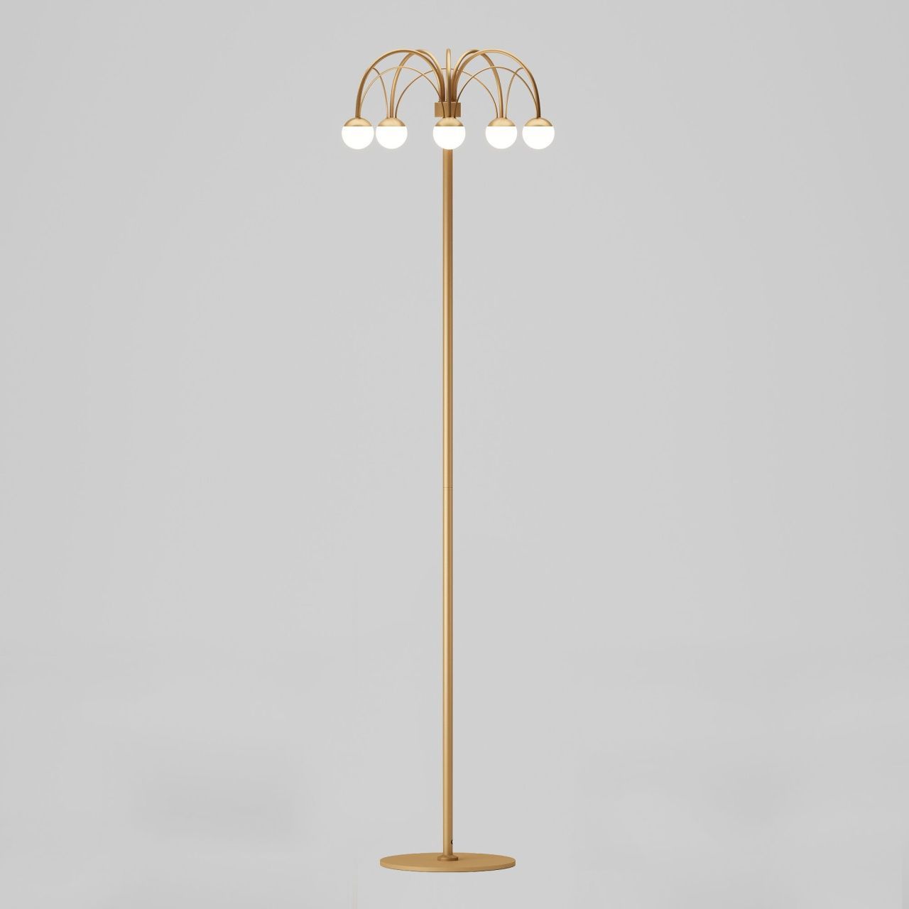 Напольный светодиодный светильник с регулировкой цветовой температуры Ragno 90194 золото