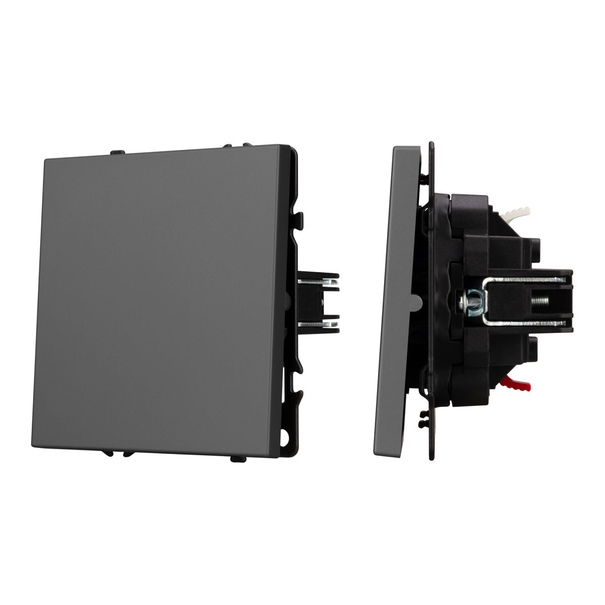 Механизм звонкового выключателя Arlight SWT-NOBE-MKR1-SFPL-GR (230V, 10A) (Серый базальт) 054272(1)