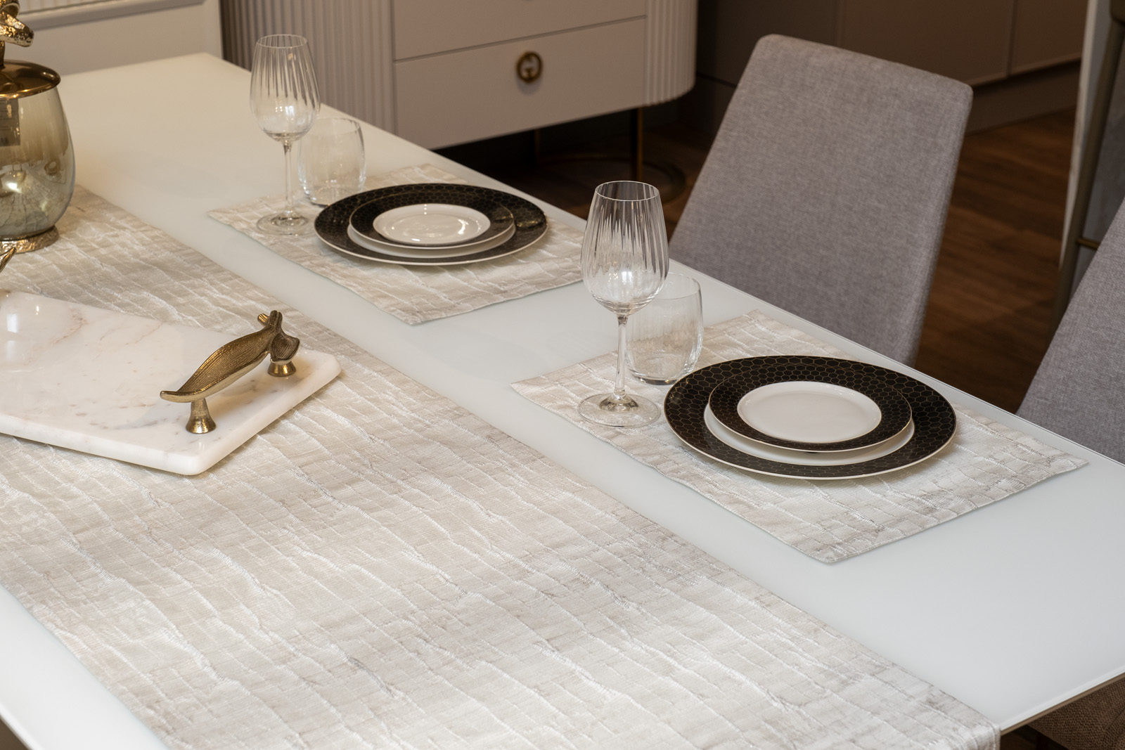 121GD-12133 Набор для сервировки стола Люкс (luxury) 02 Дорожка 50*180 (1шт) ,салфетки 33*45 (2шт