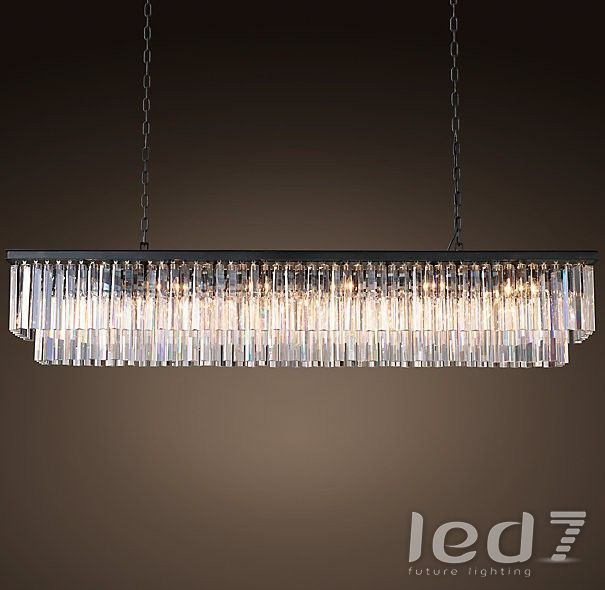Светильник Loft Industry 1920s Odeon Clear Glass Fringe Grey iron